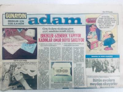 Günaydın Gazetesi Adam Eki 1 Mart 1979 - Genç Kızların Rüyalarına Giren Çeyiz Sandıkları Ustalık İstiyor GZ40558 - 1