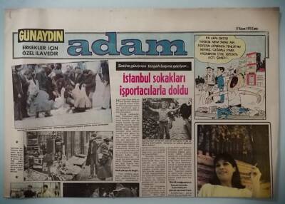 Günaydın Gazetesi Adam Eki 17 Kasım 1978 Sesine Güvenen Tezgah Başına Geçiyor -GZ33178 - 1