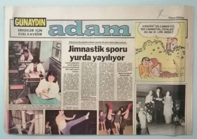 Günaydın Gazetesi Adam Eki 19 Kasım 1978 Meral Zeren Sporu Seven Erkeği Severim -GZ33176 - 1