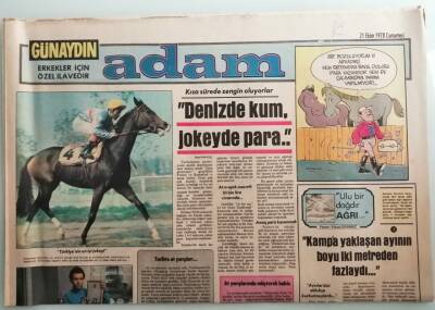 Günaydın Gazetesi Adam Eki 21 Ekim 1978 Kampa Yaklaşan Ayının Boyu İki Metreden Fazlaydı -GZ37137 - 1
