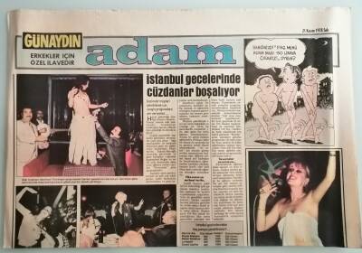 Günaydın Gazetesi Adam Eki 21 Kasım 1978 İstanbul Gecelerinde Cüzdanlar Boşalıyor -GZ37134 - 1