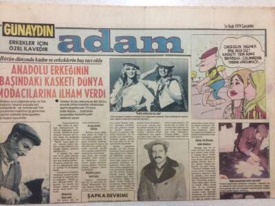 Günaydın Gazetesi Adam Eki 24 Ocak 1979 - Şapka Devrimi GZ35679 - 1
