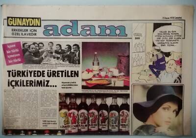 Günaydın Gazetesi Adam Eki 25 Kasım 1978 Gol Krallığı Yarışmasında Çekişme Sürüyor -GZ33171 - 1