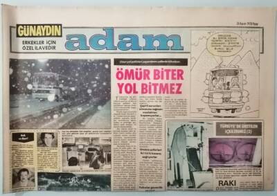 Günaydın Gazetesi Adam Eki 26 Kasım 1978 Ilgaz Engin Olayı Fenerbahçeyi İlgilendirmez -GZ33166 - 1
