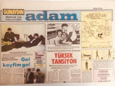 Günaydın Gazetesi Adam Eki 30 Ocak 1979 - Yüksek Tansiyon GZ38931 - 1