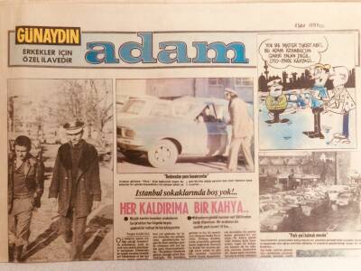 Günaydın Gazetesi Adam Eki 4 Şubat 1979 - Her Kaldırıma Bir Kahya GZ38935 - 1