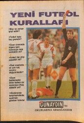 Günaydın Gazetesi Eki - Yeni Futbol Kuralları NDR85540 - Gökçekoleksiyon