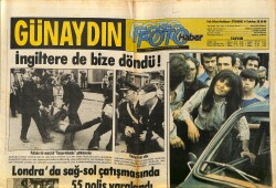 Günaydın Gazetesi Foto Haber 15 Ağustos 1977 - Betül, Kocası Cüneyt Artkın'ı Anlatıyor: Türkiye'nin En Şöhretli Aktörünün Karısı Olacağım... GZ152053 - 1
