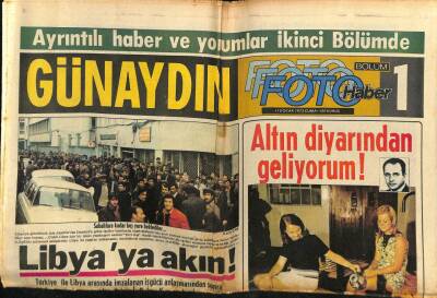 Günaydın Gazetesi Foto Haber Eki 10 Ocak 1975 - Fırtına İstanbulu Alt Üst Etti GZ73878 - 1