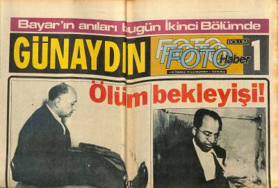Günaydın Gazetesi Foto Haber Eki 10 Temmuz 1974 - İhsan Alyanak Nikâhı Kıyarken Osman Kibar da Şahitlik Yaptı GZ117293 - 1