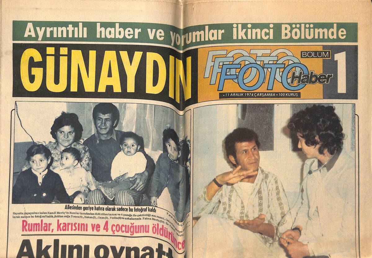 Günaydın Gazetesi Foto Haber Eki 11 Aralık 1974 - Sadi Irmak'ın Sözleri , Erkeklerin Hoşuna Gitti , Kadınları Kızdırdı ! GZ160917 - 1