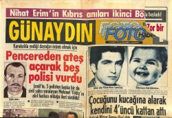 Günaydın Gazetesi Foto Haber Eki 19 Şubat 1975 - İzmitliler Kanlı Olayı Film Gibi Seyrettiler GZ102327 - 1