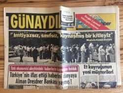 Günaydın Gazetesi Foto Haber Eki 23 Ağustos 1977 - Türkiyenin İflas Ettiği Haberini Dünyaya Alman Dresdner Bankası Yaymış ! GZ72811 - 1