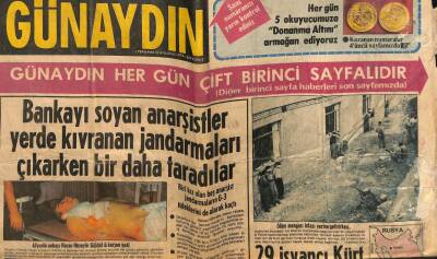 Günaydın Gazetesi Foto Haber Eki 23 Ağustos 1978 - 29 İsyancı Kürt İranda Kurşuna Dizildi GZ55822 - 1
