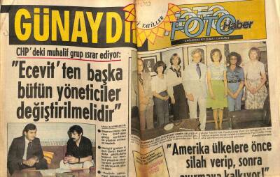 Günaydın Gazetesi Foto Haber Eki 5 Ağustos 1977 - Amerika Ülkelere Önce Silah Verip Sonra Ayırmaya Kalkıyor GZ55829 - 1