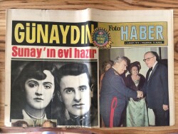 Günaydın Gazetesi Foto Haber Eki 5 Mart 1973 - 13 Martta Cumhurbaşkanlığı Görevinden Ayrılacak Olan Sunay , İstanbula Yerleşecek GZ72826 - 2