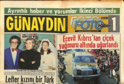 Günaydın Gazetesi Foto Haber Eki 6 Ocak 1975 - Lefter Kızını Bir Türk Genci ile Evlendirdi ! GZ102323 - 2