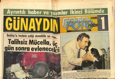 Günaydın Gazetesi Foto Haber Eki 8 Aralık 1974 - Ankara Belediye Başkanı Danimarkadan Bin Tane Sağmal İnek Satın Aldı ! GZ93303 - 1