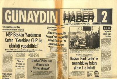 Günaydın Gazetesi Haber 2 Eki 1 Kasım 1976 - Sovyet-Çin İlişkilerinde Yumuşama Belirtileri Görülmeye Başladı GZ102373 - 2