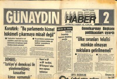 Günaydın Gazetesi Haber 2 Eki 1 Ocak 1975 - Uzakdoğu Ve Avrupadan Amerikaya Altın Akıyor GZ102311 - 2