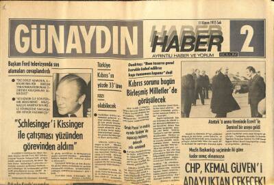 Günaydın Gazetesi Haber 2 Eki 11 Kasım 1975 - Beykoz Deri Ve Kundura Fabrikasında 1900 İşçi Direnişe Geçti GZ102340 - 1