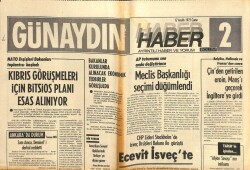 Günaydın Gazetesi Haber 2 Eki 12 Aralık 1975 - Kıbrıs Görüşmeleri İçin Bitsios Planı Esas Alınıyor GZ102418 - 2