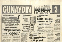 Günaydın Gazetesi Haber 2 Eki 12 Mayıs 1975 - Sağlık Sigortasından Bütün Vatandaşlar Yararlanacak GZ102346 - 1