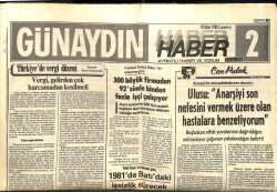 Günaydın Gazetesi Haber 2 Eki 18 Ekim 1980 - Ortak Pazara Göre 1981de Batıdaki İşsizlik Sürecek GZ102393 - 1