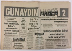 Günaydın Gazetesi Haber 2 Eki 2 Mart 1975 - Türkiye Güvenlik Konseyine Kıbrısla İlgili Karar Tasarısı İçin Şartlarını Bildirdi GZ13172 - 1