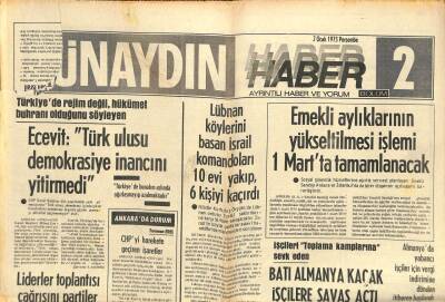 Günaydın Gazetesi Haber 2 Eki 2 Ocak 1975 - Batı Almanya Kaçak İşçilere Savaş Açtı GZ102312 - 1