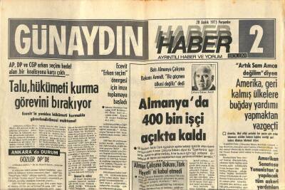 Günaydın Gazetesi Haber 2 Eki 20 Aralık 1973 - Üretici Ülkeler Yeni Petrol Fiyatları İçin Bir Rapor Hazırladı GZ102421 - 1