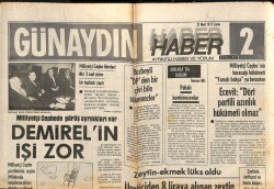 Günaydın Gazetesi Haber 2 Eki 21 Mart 1975 - Fransız Halkı 1968 Olaylarını Yeniden Yaşamaktan Korkuyor GZ102403 - 1