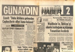Günaydın Gazetesi Haber 2 Eki 21 Şubat 1975 - Batı Almanya Türkiyeye Silah Yardımı Konusunda Kararsız GZ102449 - 2