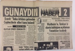 Günaydın Gazetesi Haber 2 Eki 21 Şubat 1975 - Kıbrıslı Rumların İngiliz Askerlerine Düzenledikleri Kirli Oyunlar GZ13209 - 2