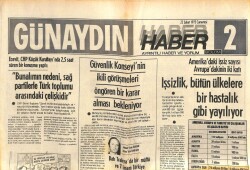 Günaydın Gazetesi Haber 2 Eki 22 Şubat 1975 - Federal Almanya Türkiyeye Tank Malzemesi Satacak GZ102450 - 1