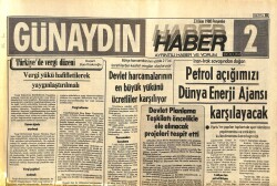 Günaydın Gazetesi Haber 2 Eki 23 Ekim 1980 - Petrol Açığımızı Dünya Enerji Ajansı Karşılayacak GZ102372 - 1
