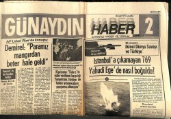 Günaydın Gazetesi Haber 2 Eki 26 Eylül 1979 - İstanbula Çıkamayan 769 Yahudi Egede Nasıl Boğuldu ? GZ102411 - 1