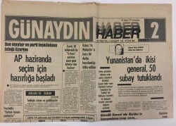 Günaydın Gazetesi Haber 2 Eki 26 Şubat 1975 - Kıbrıs Türk Temsilcisi Türklerle Rumlar Arasında Tampon Bir Bölge İstedi GZ13174 - 2