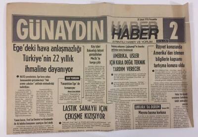 Günaydın Gazetesi Haber 2 Eki 26 Şubat 1976 - Amerika, Üsler İçin Kira Değil Teknik Yardım Verecek GZ13181 - 2