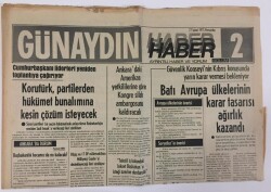 Günaydın Gazetesi Haber 2 Eki 27 Şubat 1975 - Korutürk , Partilerden Hükümet Bunalımına Kesin Çözüm İsteyecek GZ13171 - 2