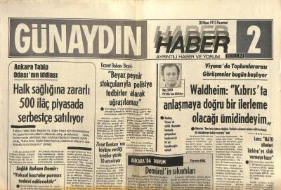 Günaydın Gazetesi Haber 2 Eki 28 Nisan 1975 - İsveçde İşsizlere Günde 420 Lira Tazminat Ödeniyor GZ102384 - 1