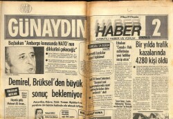 Günaydın Gazetesi Haber 2 Eki 29 Mayıs 1975 - Demirel , Brükselden Büyük Sonuç Beklemiyor GZ102408 - 2