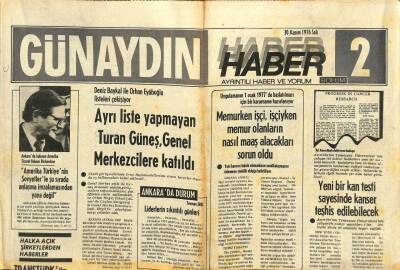 Günaydın Gazetesi Haber 2 Eki 30 Kasım 1976 - Ramsesin Mumyası 3 Bin Yıl Sonra İlk Defa Açıldı GZ102335 - 1