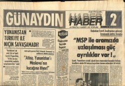 Günaydın Gazetesi Haber 2 Eki 4 Eylül 1974 - Klerides , Rum Polis Teşkilatını Eokacılardan Temizliyor GZ102423 - 1
