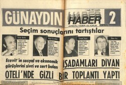 Günaydın Gazetesi Haber 2 Eki 5 Aralık 1973 - İşadamları Divan Otelinde Gizli Bir Toplantı Yaptı GZ102381 - 2