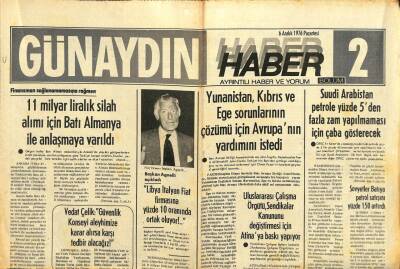 Günaydın Gazetesi Haber 2 Eki 6 Aralık 1976 - Çın Dışişleri Bakanı Hua Görevinden Alındı GZ102334 - 1