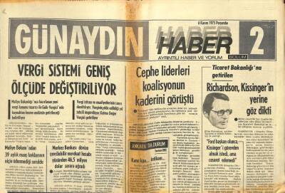 Günaydın Gazetesi Haber 2 Eki 6 Kasım 1975 - Rumlar Birleşmiş Milletlerde Gövde Gösterisine Hazırlanıyor GZ102337 - 2