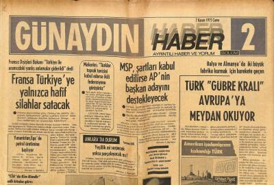 Günaydın Gazetesi Haber 2 Eki 7 Kasım 1975 - Erol Bekerin Şirketi Amerikanın En Çok Kâr Eden İlk 1000 Firmasından Biri... GZ102338 - 2