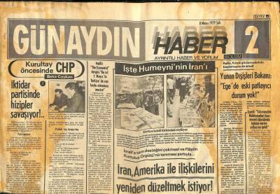 Günaydın Gazetesi Haber 2 Eki 8 Mayıs 1979 -Eskimolar İlk Kez Kendi Alfabeleriyle Bir Gazete Çıkarmaya Başladılar GZ102368 - 3