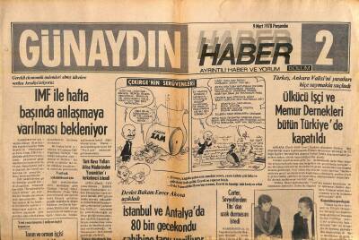 Günaydın Gazetesi Haber 2 Eki 9 Mart 1978 - Amerika Muhtemel Bir Savaşa Karşı Büyük Bir Petrol Stoku Yapıyor GZ119136 - 1